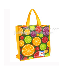 Customized Silkscreen Printing Handle Style Recycle Non Woven Bag